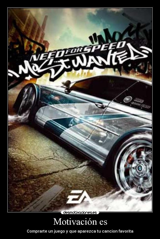 Motivación es - Comprarte un juego y que aparezca tu cancion favorita