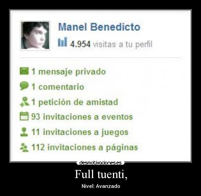 Full tuenti, -
