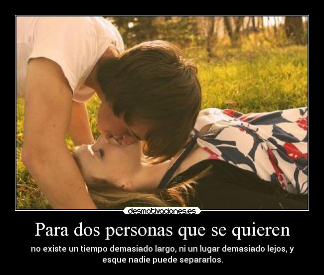 Para dos personas que se quieren -