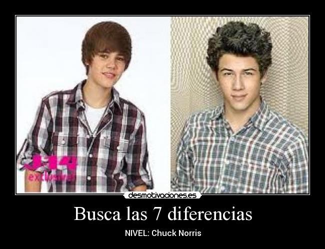 Busca las 7 diferencias - NIVEL: Chuck Norris