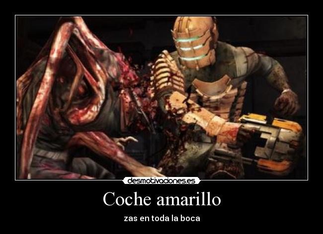 Coche amarillo -