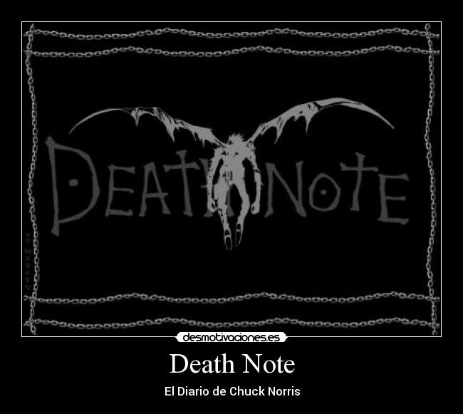 Death Note - El Diario de Chuck Norris