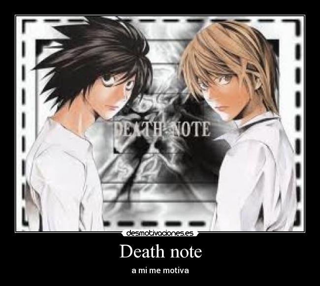 carteles death note desmotivaciones