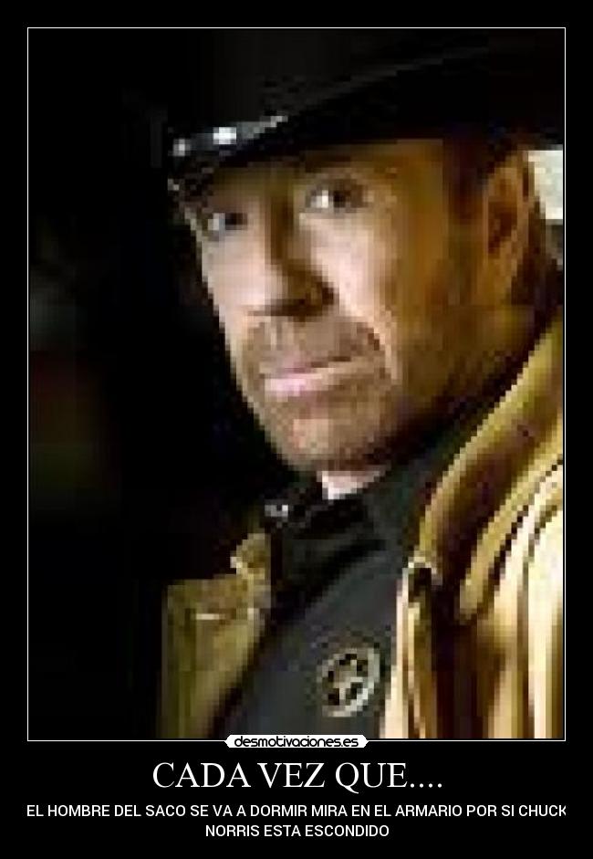 carteles chuck norris desmotivaciones