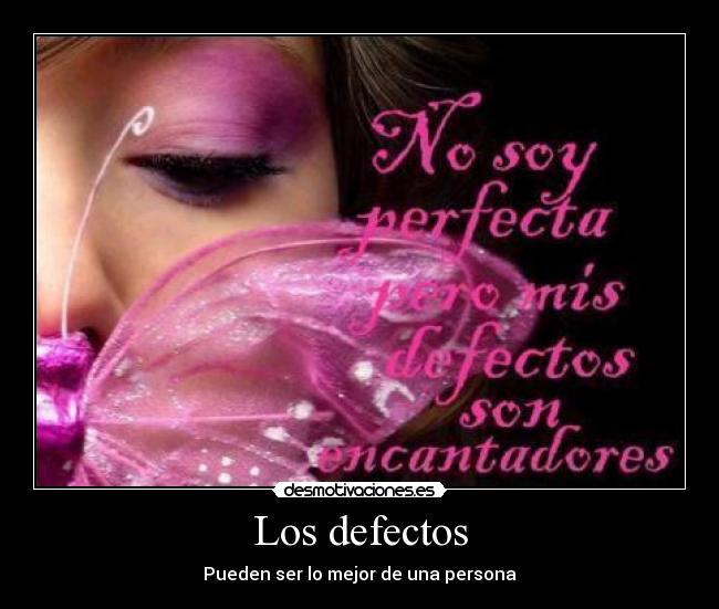 DEFECTOS PERSONA defectos persona: