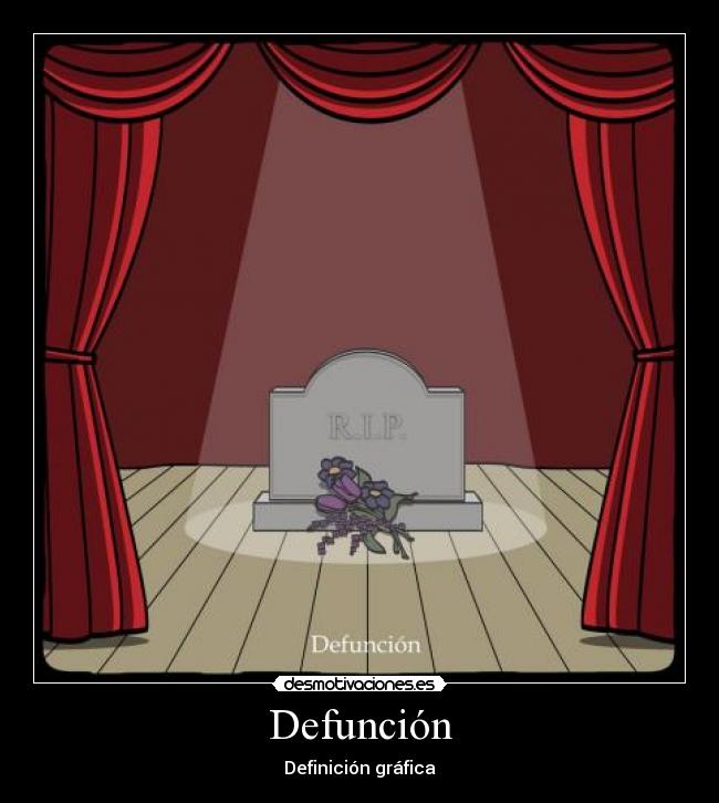 Defunción -