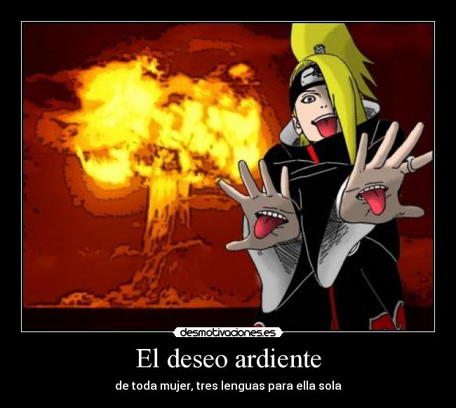 El deseo ardiente - de toda mujer, tres lenguas para ella sola