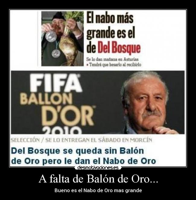 A falta de Balón de Oro... -