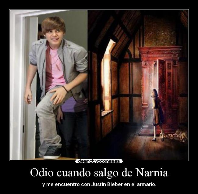 Odio cuando salgo de Narnia - 