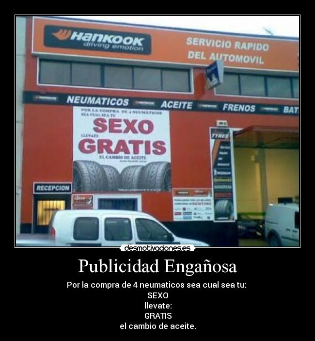 carteles aceite desmotivaciones sexo gratis cambio aceite neumaticos josedelrio taller desmotivaciones