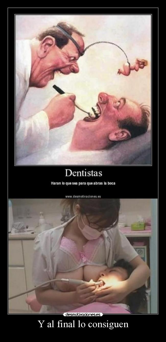 carteles dentista desmotivaciones