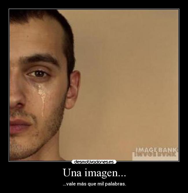 Una imagen... - ...vale más que mil palabras.