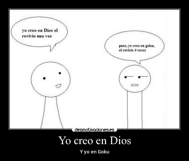 Yo creo en Dios -