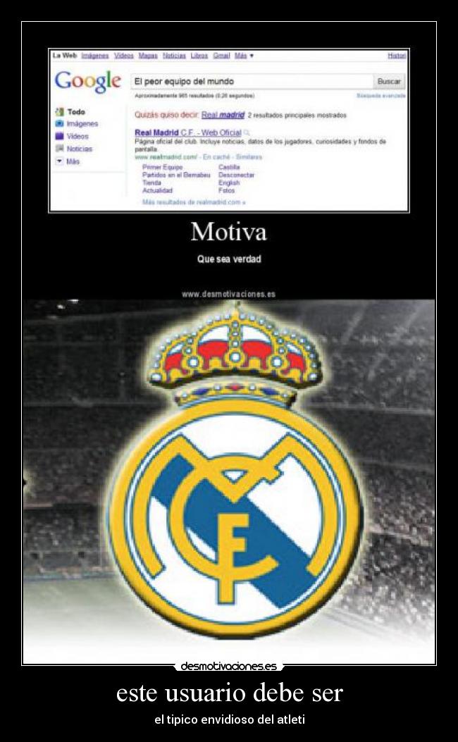 carteles real madrid desmotivaciones