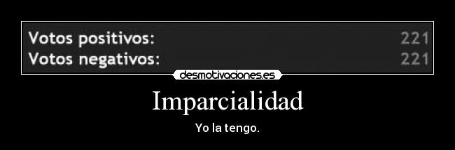 Imparcialidad - 