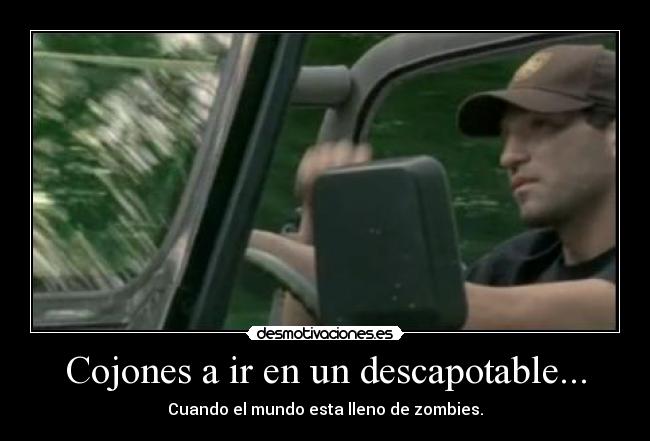 Cojones a ir en un descapotable... -