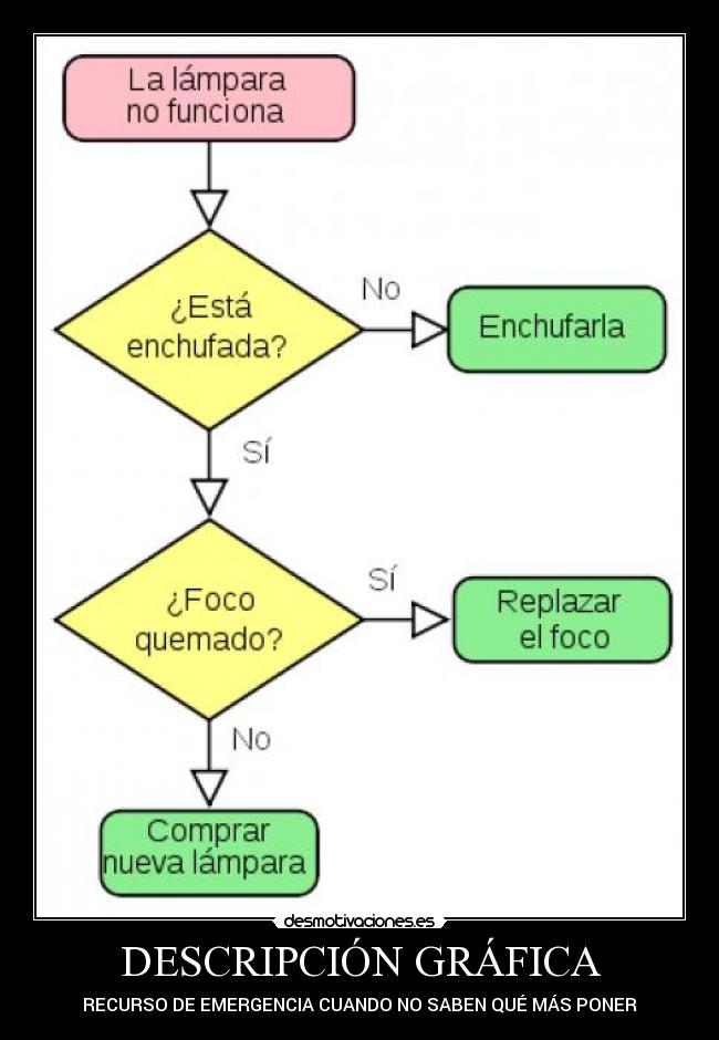 DESCRIPCIÓN GRÁFICA - RECURSO DE EMERGENCIA CUANDO NO SABEN QUÉ MÁS PONER