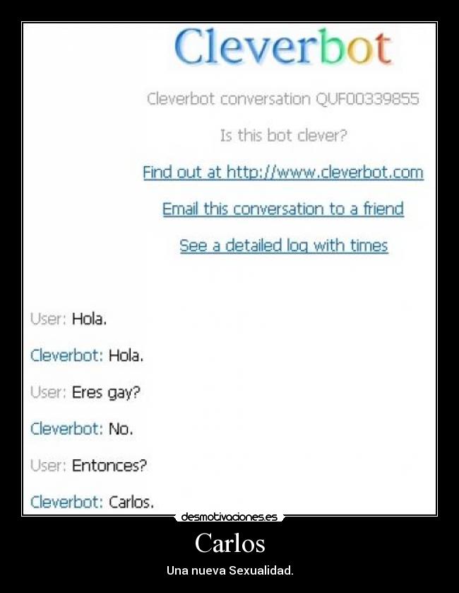 carteles cleverbot desmotivaciones