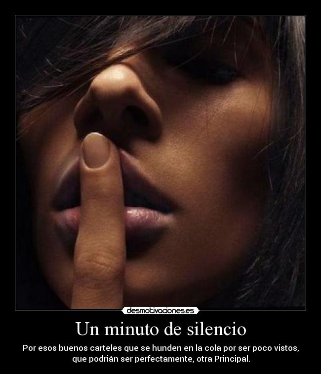 Un minuto de silencio -