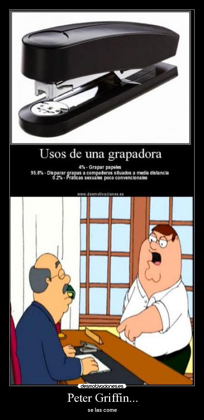 Peter Griffin... - se las come