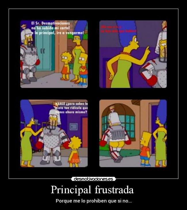 carteles simpsons principal desmotivaciones
