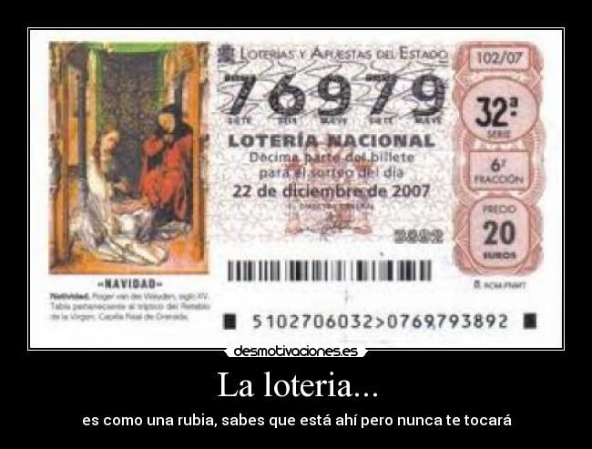 carteles loteria desmotivaciones