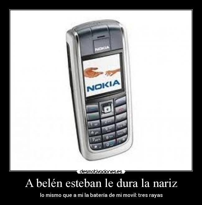 A belén esteban le dura la nariz - 