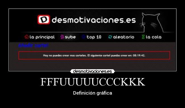 FFFUUUUUCCCKKK - Definición gráfica
