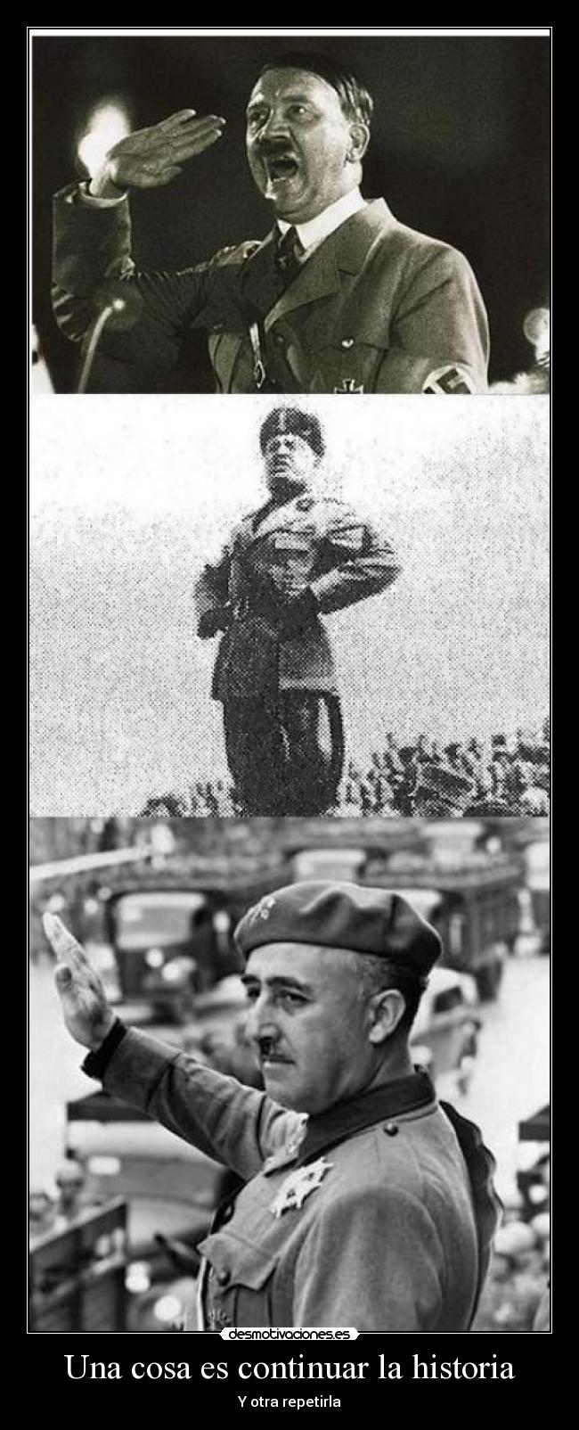 Una cosa es continuar la historia -