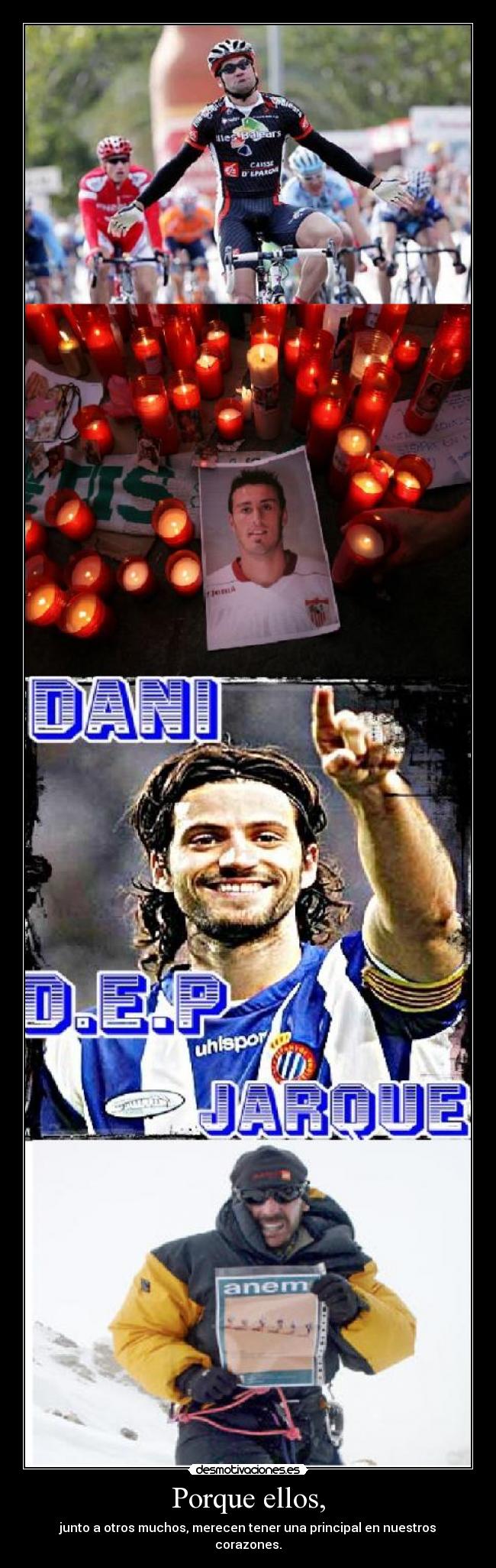 Porque ellos, - junto a otros muchos, merecen tener una principal en nuestros corazones.