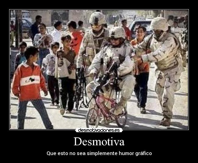 Desmotiva - Que esto no sea simplemente humor gráfico
