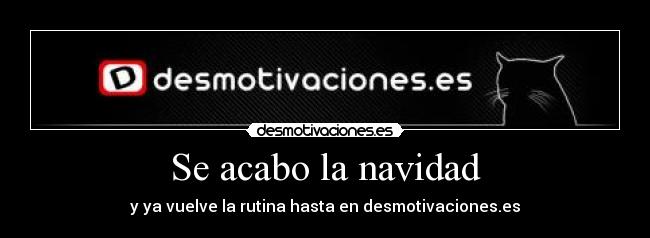 Se acabo la navidad - 