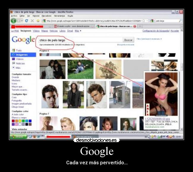 Google - Cada vez más pervertido...