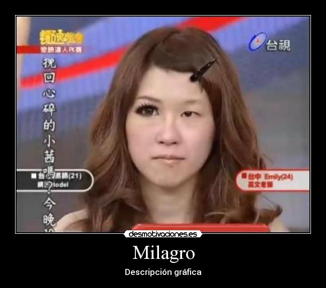 Milagro - Descripción gráfica