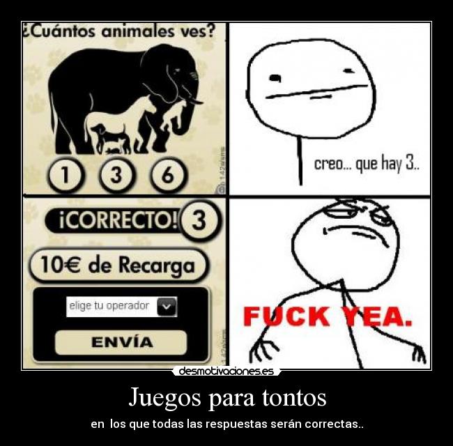 Juegos para tontos -