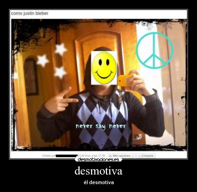 carteles justin bieber desmotivaciones