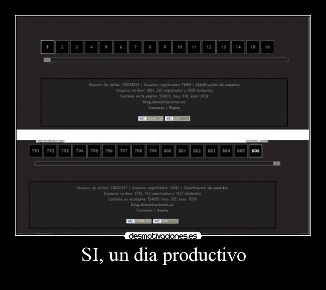 SI, un dia productivo -