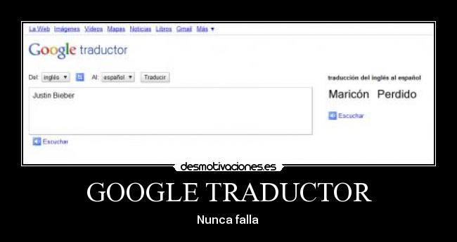 GOOGLE TRADUCTOR -
