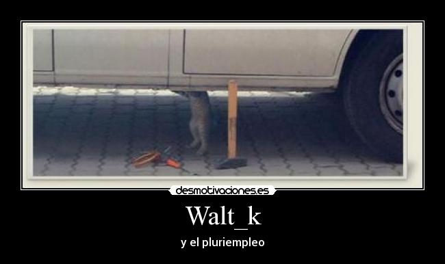 Walt_k - y el pluriempleo