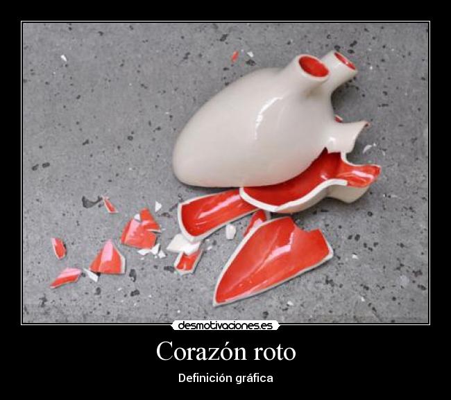 Corazón roto - Definición gráfica