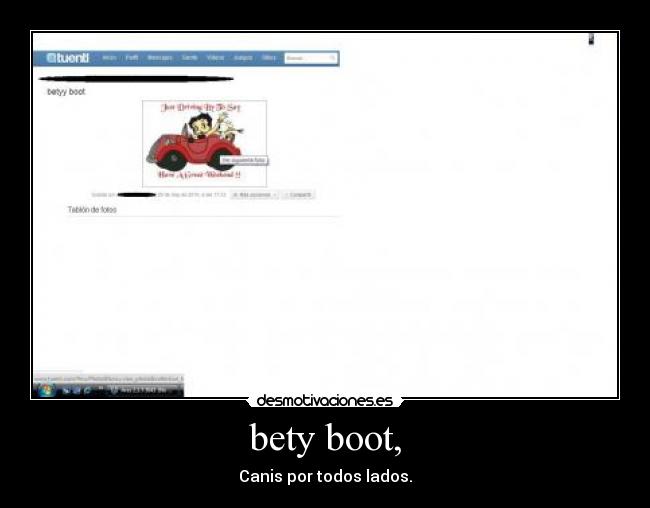 bety boot, - Canis por todos lados.