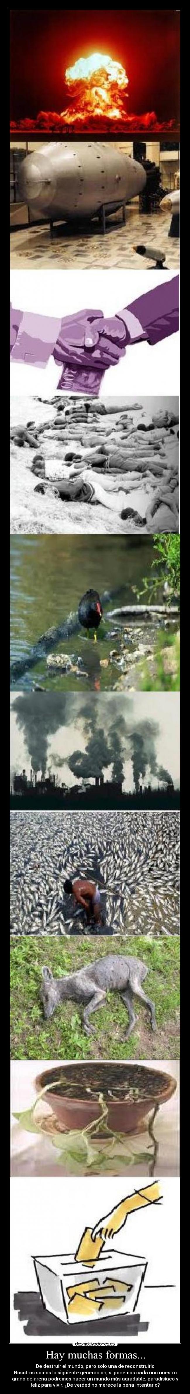 carteles que vote negativo debe ser subnormal desmotivaciones