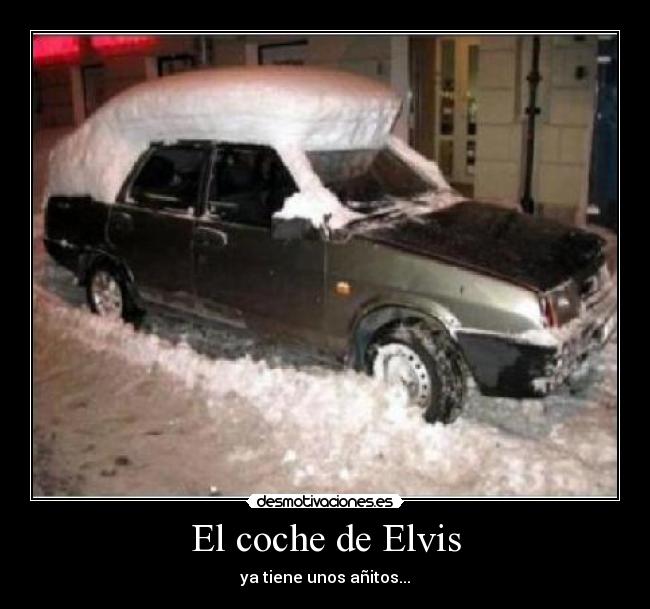 El coche de Elvis - ya tiene unos añitos...