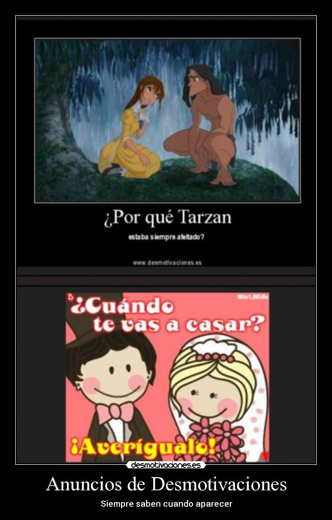 Anuncios de Desmotivaciones -