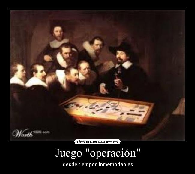 Juego operación -