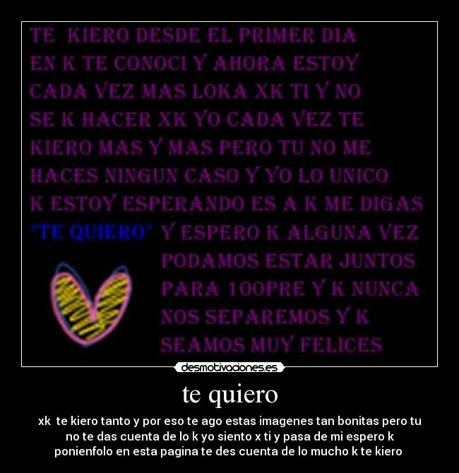 te quiero - 
