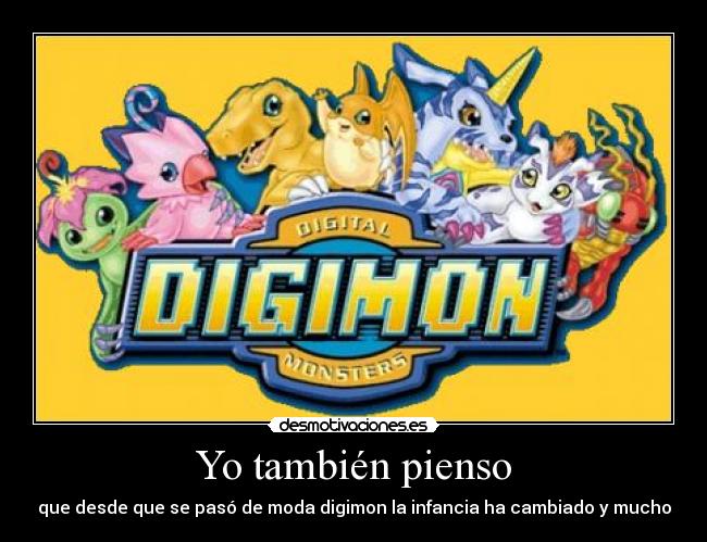 carteles digimon generaciones desmotivaciones
