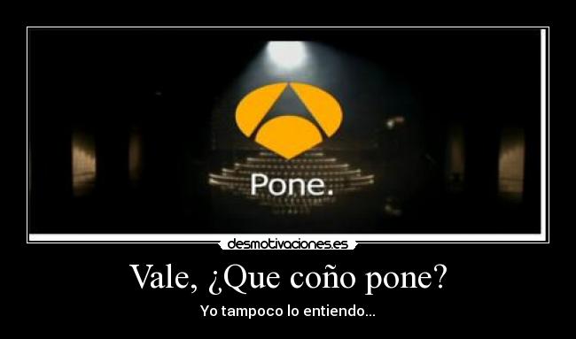 Vale, ¿Que coño pone? - 