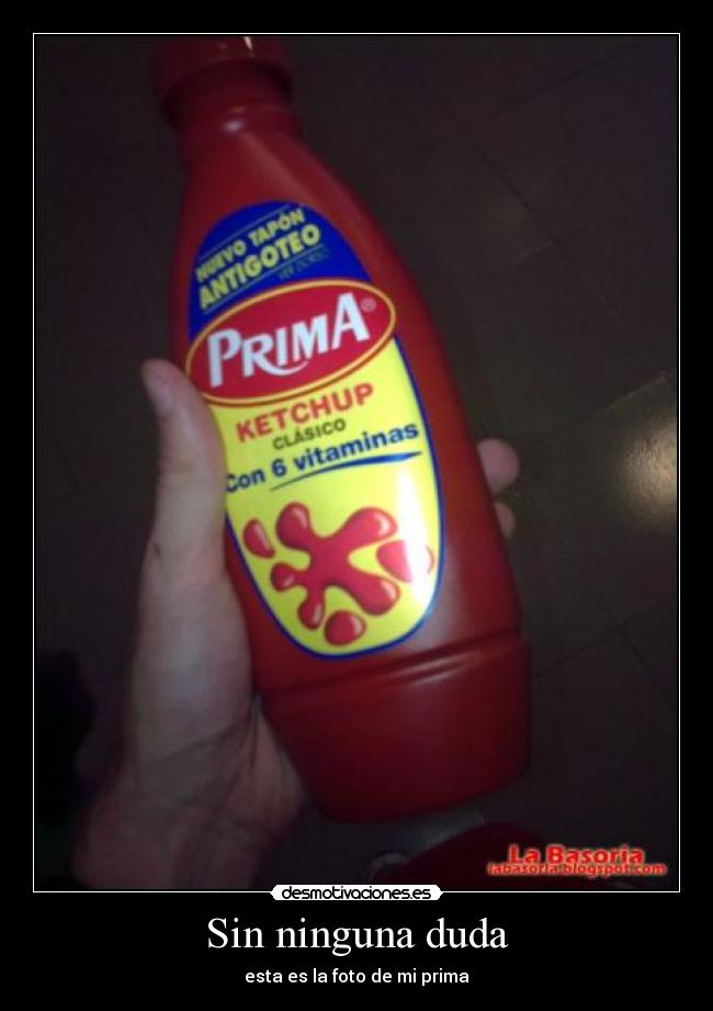 Sin ninguna duda - esta es la foto de mi prima