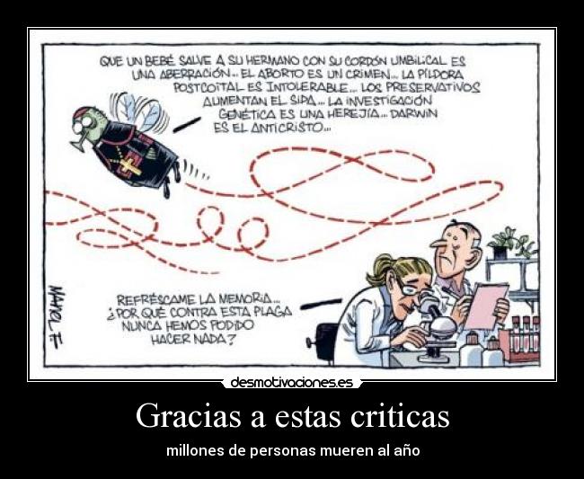 Gracias a estas criticas -